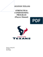 Texans Strength Manual