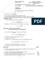 Examen Partiel B2 2012-2013 Numerique