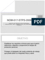 Nom 017 STPS 2008