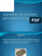 Metodo de Impresion de Circuitos Por Metodo Fotògrafico