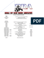 2014 Sorra 1 Day XC Schedule