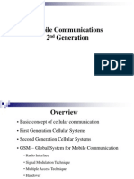 Mobile Communications 2 Generation