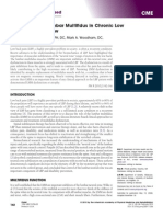 The Role of The Lumbar Multifidus in Chronic Low Back Pain