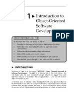 Topic 1 Introduction To Object-Oriented Software Development