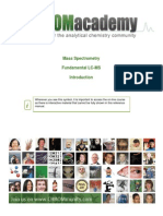 Mass Spectrometry Fundamental LC-MS