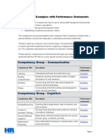 Competency Examples