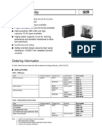 Omron G2R 14 DC12 Datasheet