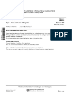 University of Cambridge International Examinations General Certificate of Education Ordinary Level