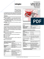 L-Dens 427F Ex Density Sensor Specifications