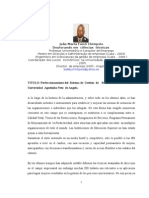 Perfeccionamiento Del Sistema de Gestion Del Talento Humano en La Universidad Agostinho Neto