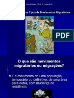 Causas Dos Movimentos Migratórios