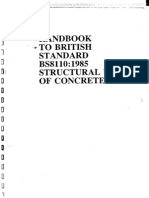 BS8110 Structure Use of Concrete