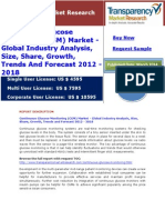 Continuous Glucose Monitoring (CGM) Market - Global Industry Analysis, Size, Share, Growth, Trends and Forecast 2012 - 2018