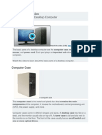 Computer Basics: Basic Parts of A Desktop Computer