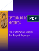 Historia de Los Archivos