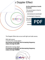 The Doppler Effect: As The Ambulance Travels Forwards