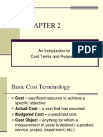 An Introduction To Cost Terms and Purposes