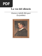 Becquer, Gustavo Adolfo - La Voz Del Silencio PDF