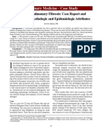 Pulmonary Medicine - Case Study