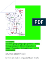 Géographie Et Carte Des Cours D'eau Qui Arrose Le Bénin