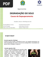 APRESENTAÇÃO - Degradação Do Solo