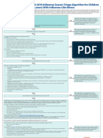 2009-2010 Influenza Season Triage Algorithm For Children ( 18 Years) With