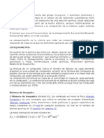 Numero de Avogadro y Que Son Pesos Atomicos