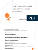 Aula 1 - Atendimento Nutricional Do Atleta e Praticante de Atividade Física