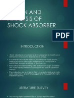 Design and Analysis of Shock Absorber