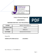 Assignment 1 "Referee History and Volleyball Injuries": Faculty of Mechanical Engineering