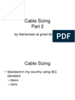 Cable Sizing: by Febriansasi at Gmail Dot Com