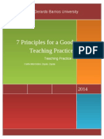 7 Principles For A Good Teaching Practice: Capitan General Gerardo Barrios University