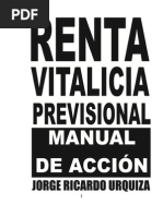 Renta Vitalicia Previsional Manual de Acción