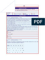 Métodos Quantitativos para Tomada de Decisões - (23) - AV1 - 2011.3