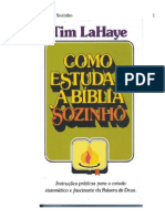 Como Estudar A Bíblia Sozinho - Tim-Lahaye