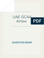 GCAA UAE Airlaw Question Bank.