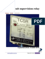 Trip Circuit Supervision Relay Spec 0604