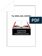 Quality of Life in Swallowing Disorders (SWAL-QOL)