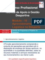 Aprovisionamento e Logística No Desporto