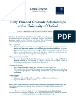 Scholarships University of Oxford