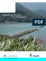 Reflection and Diffraction Around Breakwaters PDF