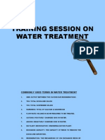 Training Session On Water Treatment