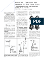 Armstrong International SA - Com Installation, Operation and Maintenance of Ball Float Traps For DRAINING WATER FROM COMPRESSED AIR