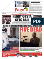 Frontpage: Henry Costa Gets Bail