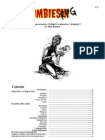 Mini RPG Conversion For Twilight Creations Inc.'s Zombies!!! by Matt