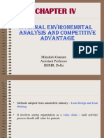 Internal Environemntal Analysis and Competitive Advantage: Minakshi Gautam Assistant Professor IIHMR, Delhi