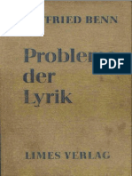 BennGottfried - Probleme Der Lyrik PDF