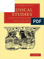 Francis Hueffer - Musical Studies