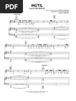 Inutil Sheet Music