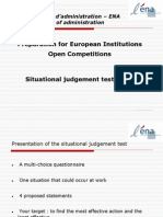 Situational Judgement Test 2013 PDF